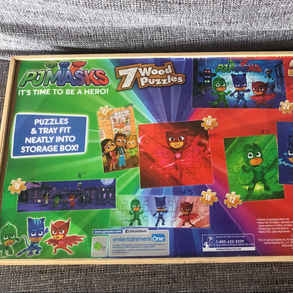 PJ Masks (7) Wooden Puzzles